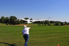 Ann launching her Radian