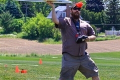 Adam showing great form.