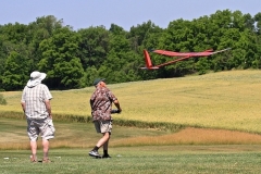 Mike S. launches his Kappa 35 as Jack L. observes