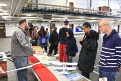 SOGGI member, Adam Maas answering question at the static display
