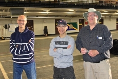 Club President Andy Meysner, Air Cadet Duncan & Club Secretary, Terry Dawson