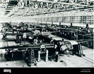 mosquito-production-line-de-havilland-bankstown-1943-F6A909